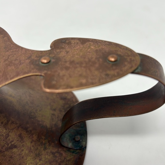 ANTIQUE Copper Chamberstick Candle Holder - Picture 6 of 6